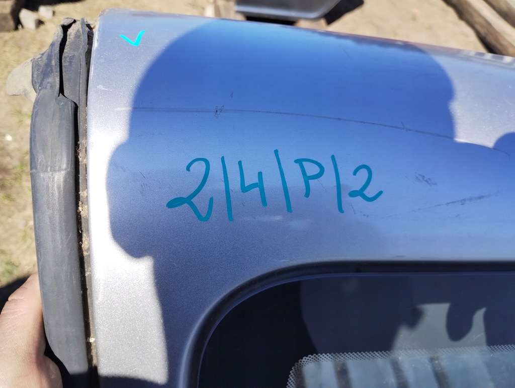 фото №11, Fiat doblo дверь правый задняя