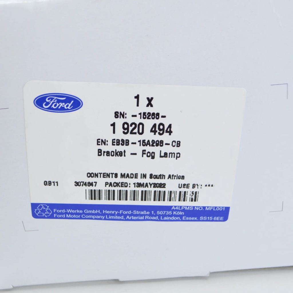 фото №7, Ford ranger t6 mk3 передняя правая защита противотуманная 1920494оригинальная