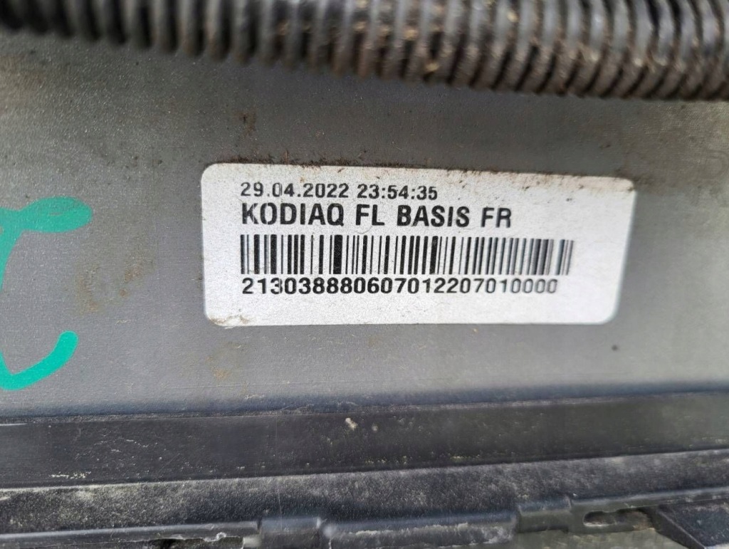 Skoda kodiaq 2017 перед бампер передний с Разборки