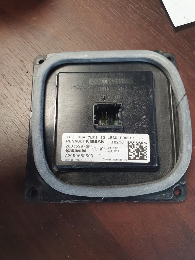 фото №1, Renault megane перетворювач модуль лампи 260559976r