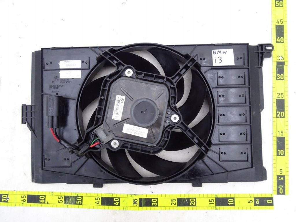 фото №8, Bmw i3 i01 13-24 вентилятор вентилятор радиатора воды корпус оригинал 7646080