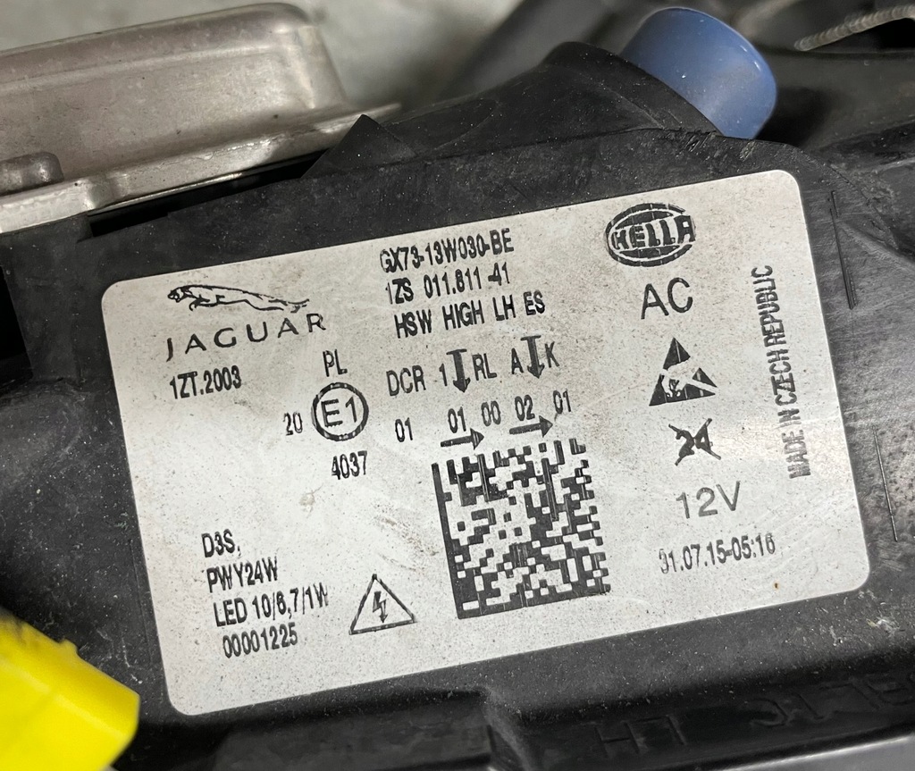 фото №12, Лампа ліва передня jaguar xe bi ксенон dynamic led поворотний
