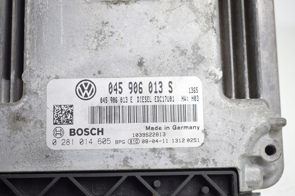фото №4, Бортовий комп'ютер блок керування vw polo 1.4 tdi 045906013s