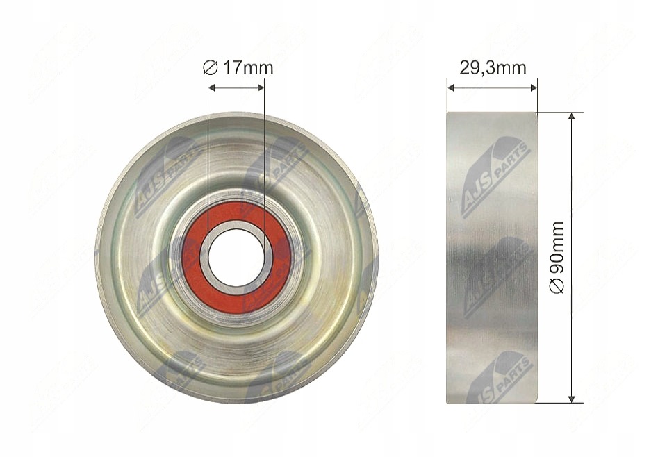 фото №1, Ролик натяжитель ремень клиновой hyundai santa fe