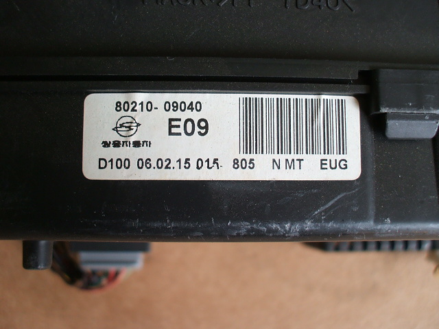 фото №11, Kyron actyon лічильник приладова панель прилади