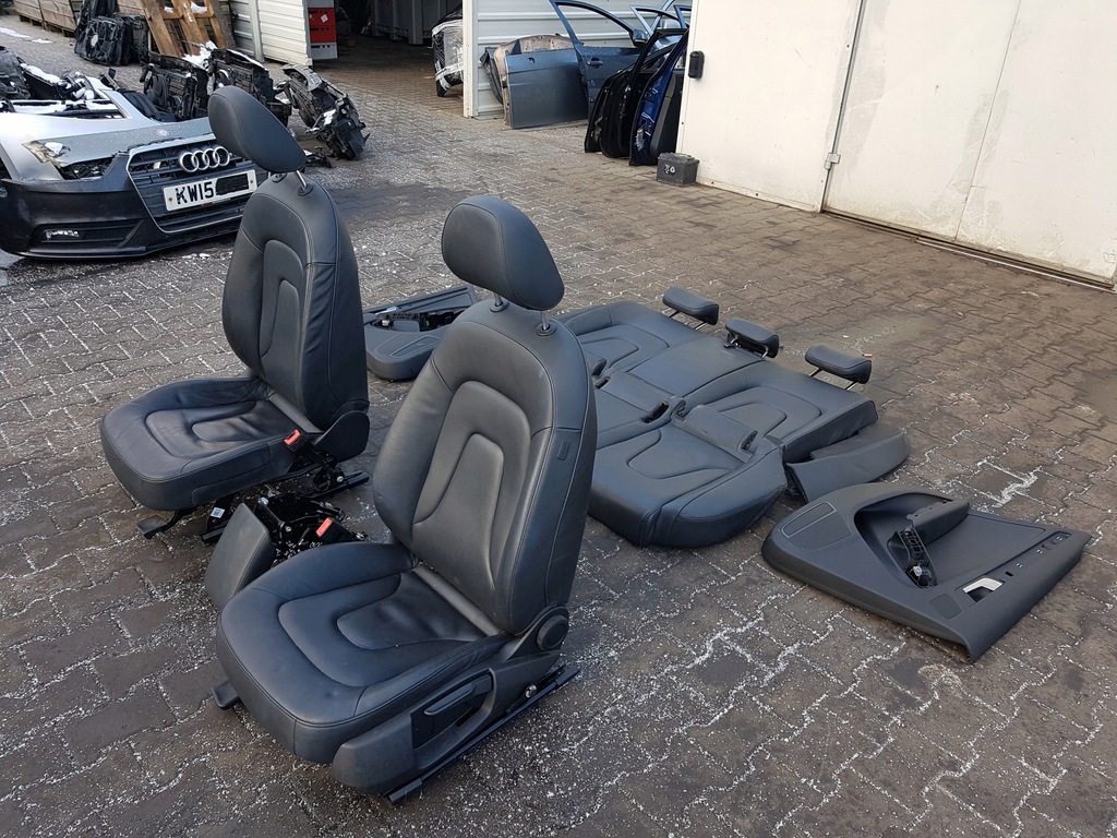 фото №4, Audi a4 b8 lift sedan сиденья заднее сиденье кожаный