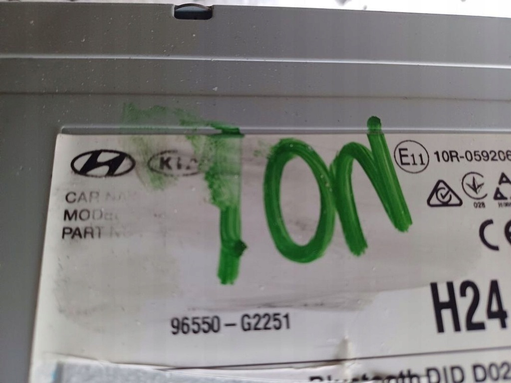 фото №6, Радіо навігація hyundai ioniq 96550-g2251