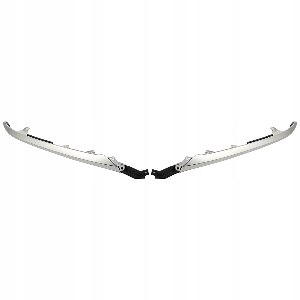 фото №15, 1 пара передний верхний фара хромированная молдинг