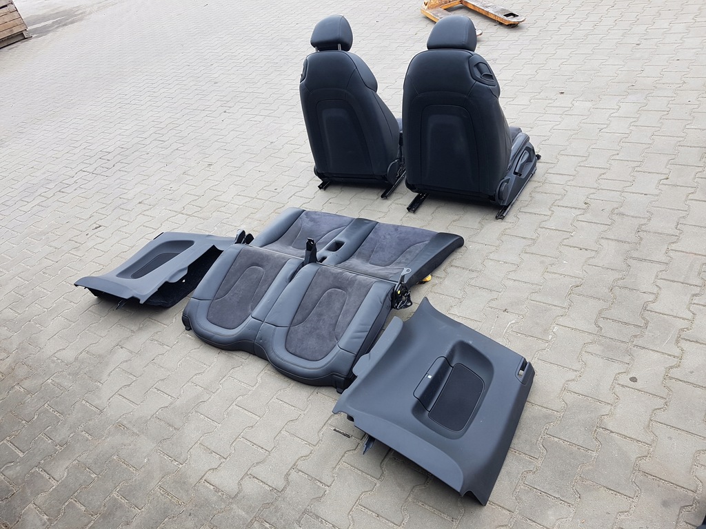 фото №6, Audi tt 8j 06-12r coupe сиденья заднее сиденье alcantara