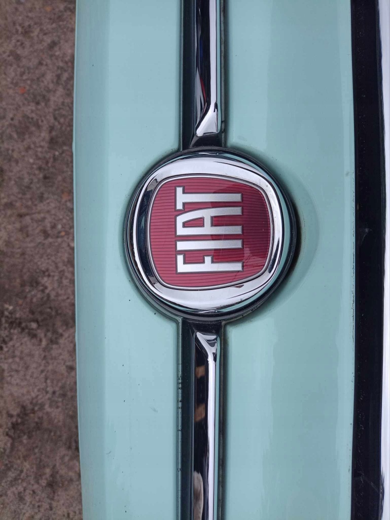 Бампер перед передній хром емблема fiat 500 lift Недорого