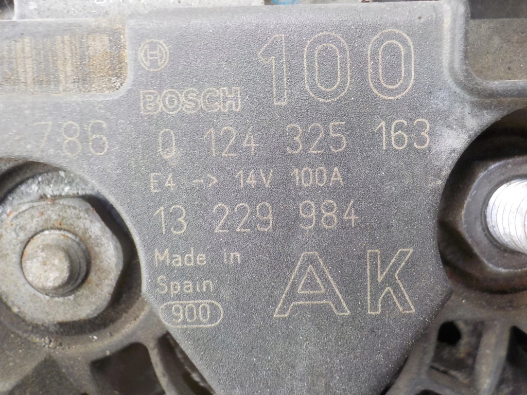 Opel astra h zafira b 1.6 1.8 16v z16xer z18xer генератор 13229984 Доставка