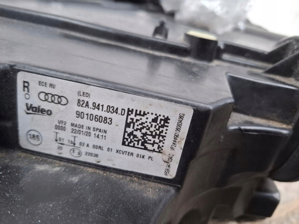 фото №6, Audi a1 2019-25 rok 82a941034d лампа права full led