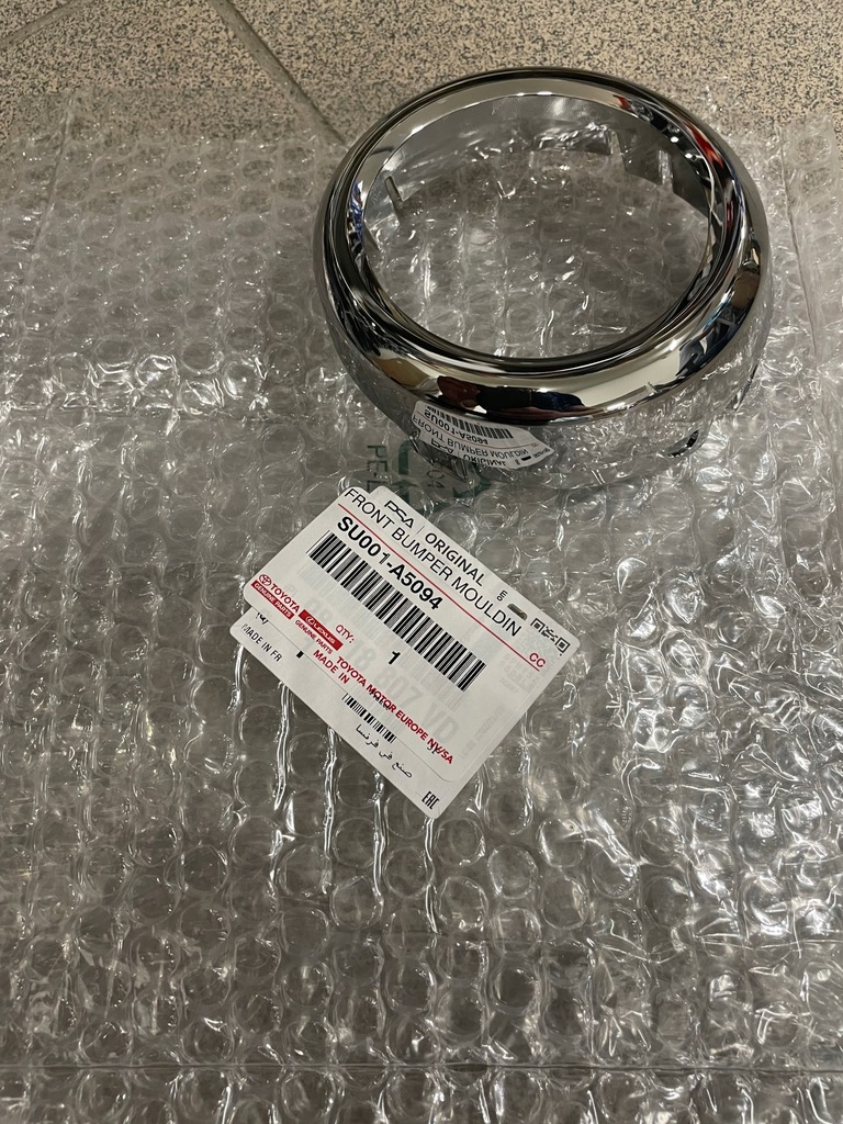 фото №1, Proace 16-22 накладка хром бампер протитуманна фара правий