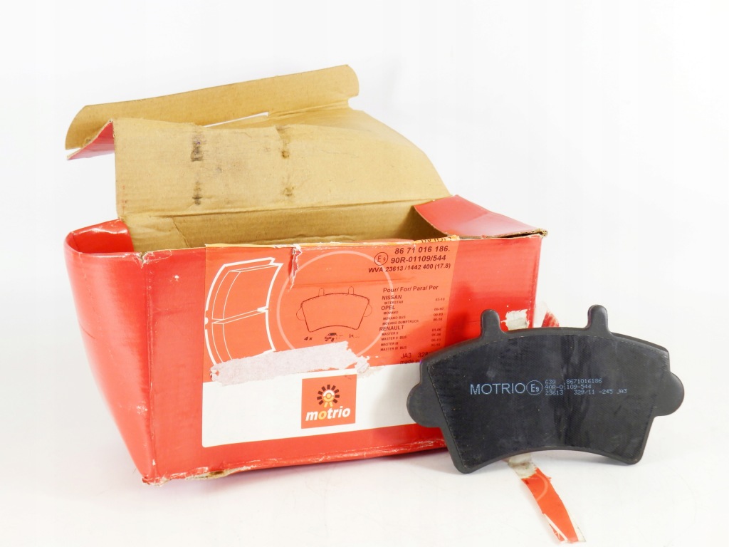 фото №3, Гальмівні колодки гальмівні перед renault master ii motrio 8671016186