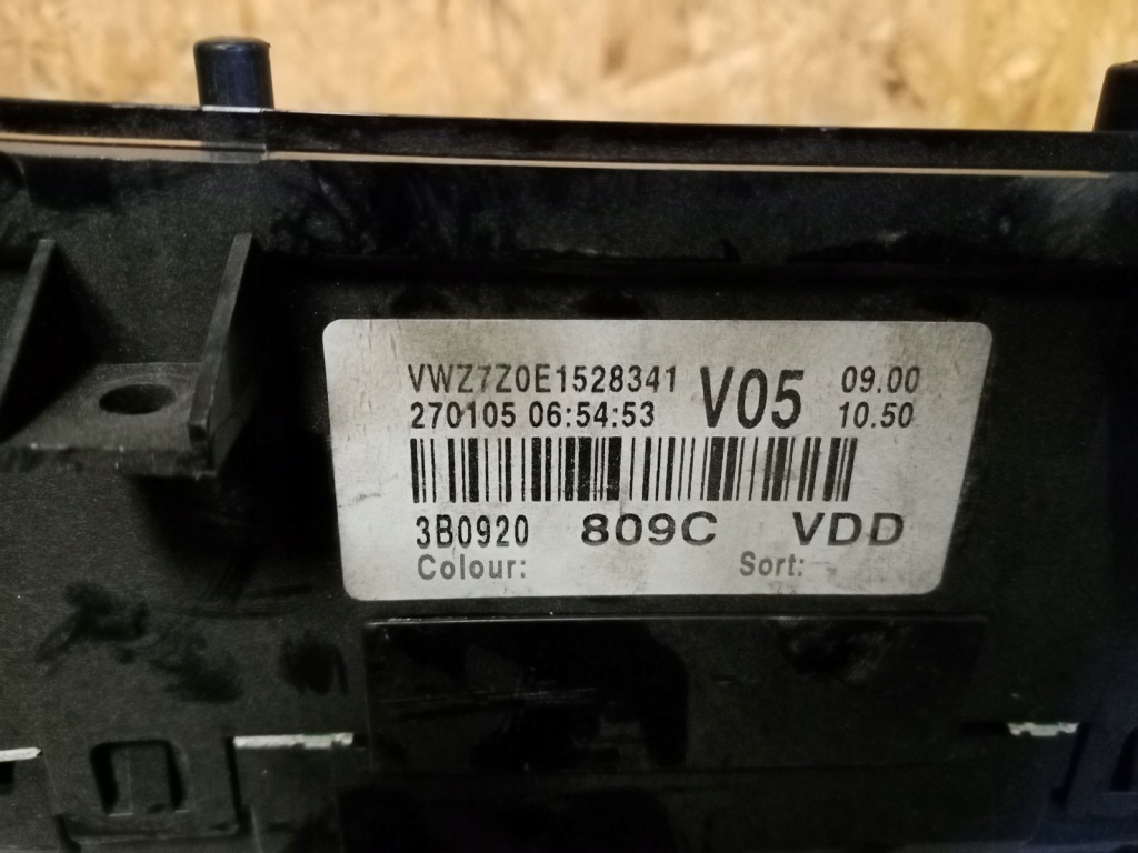 фото №7, Счетчик приборы passat b5 3b0920809c