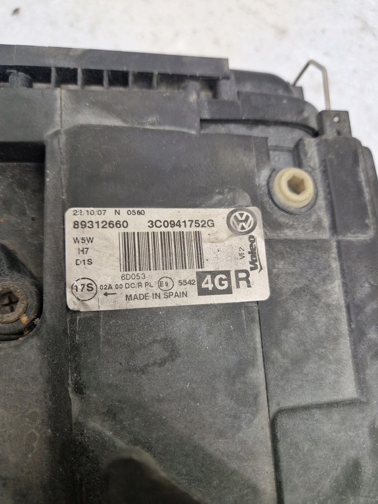 фото №10, Vw passat b6 лампи передня bi ксенон 3c0941752g комплект europa демонтаж