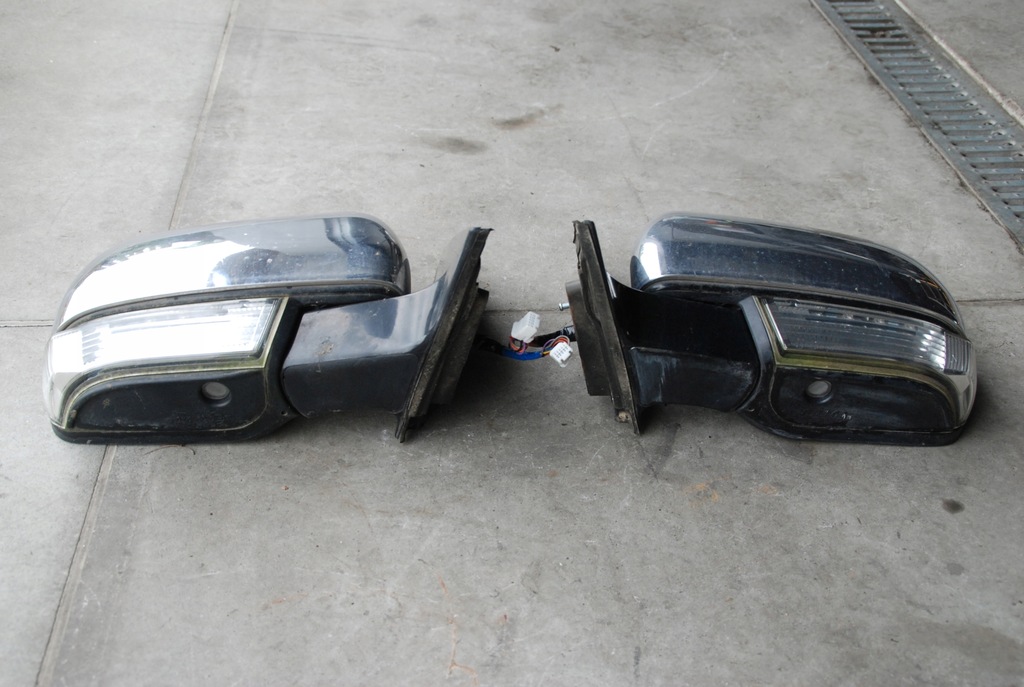 фото №6, Mitsubishi pajero iv зеркало l / p хром