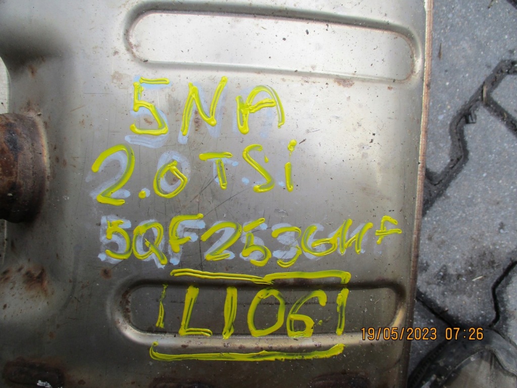 фото №5, Гасник вихлоп vw tiguan 5na 2,0tsi 5qf253611f