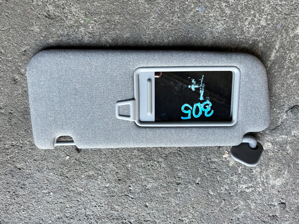 фото №1, 305 hyundai santa fe iv козырёк солцезащитный козырёк защита l