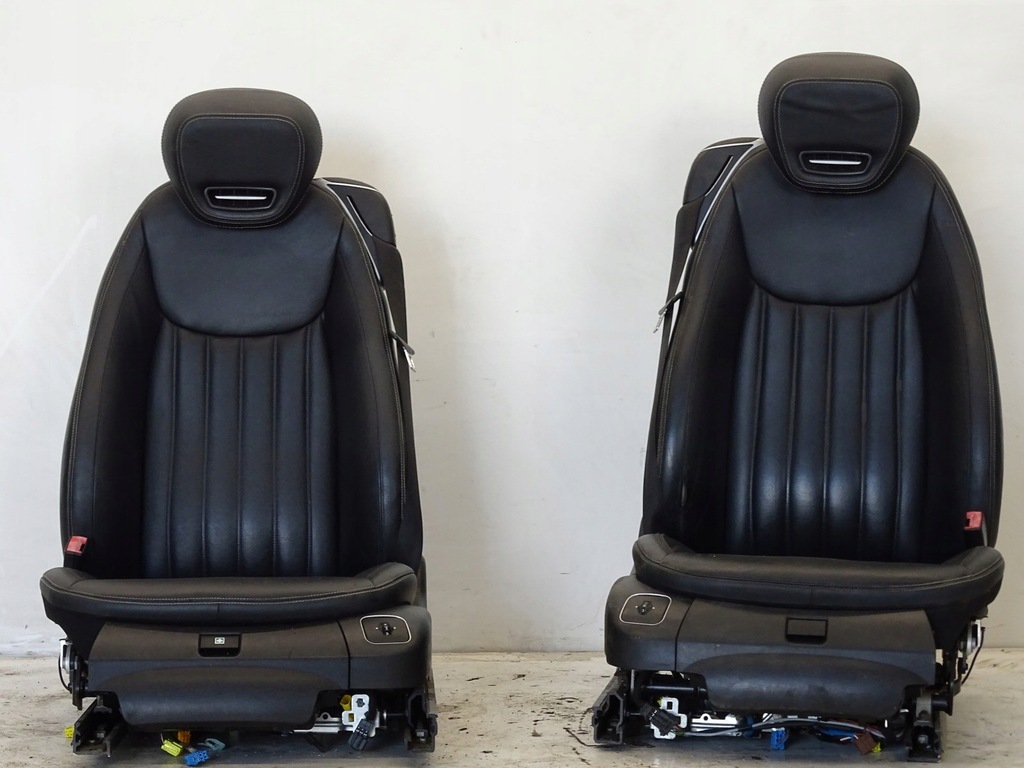 фото №1, Kpl сиденье сиденья заднее сиденье czarna кожа левый правый sl r230 lift