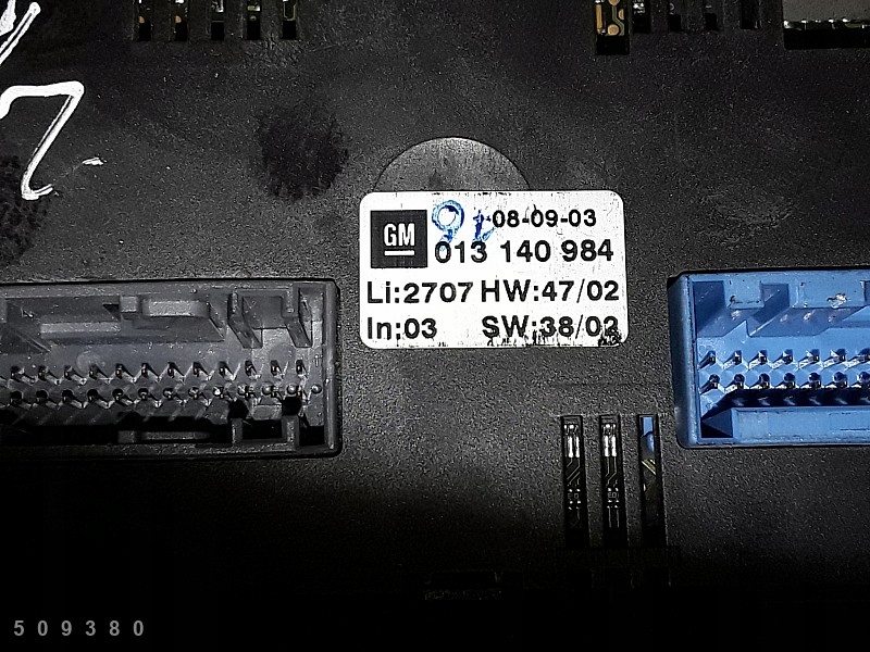 2003 opel zafira a модуль управление кондиционер 013140984 с Разборки