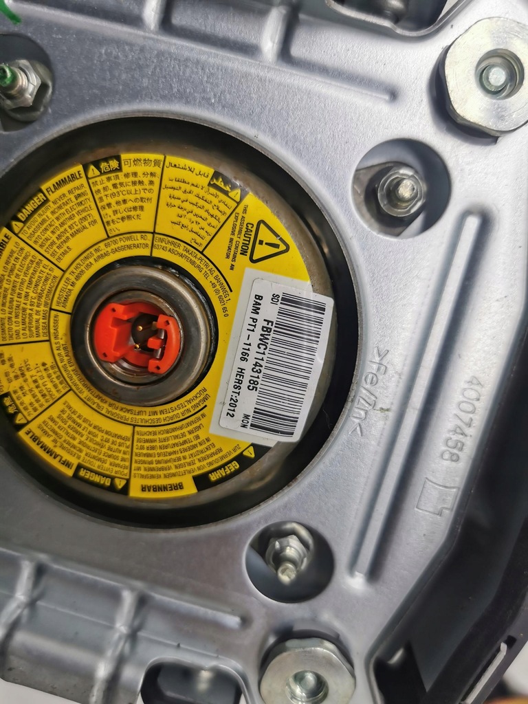 фото №10, Подушка безпеки водія toyota hilux vii lift 45130-0k130