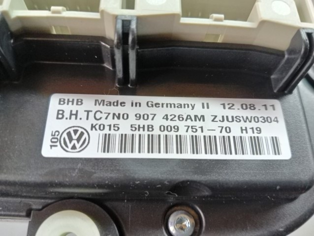 фото №10, Панель кондиционера vw passat b7 7n0907426am