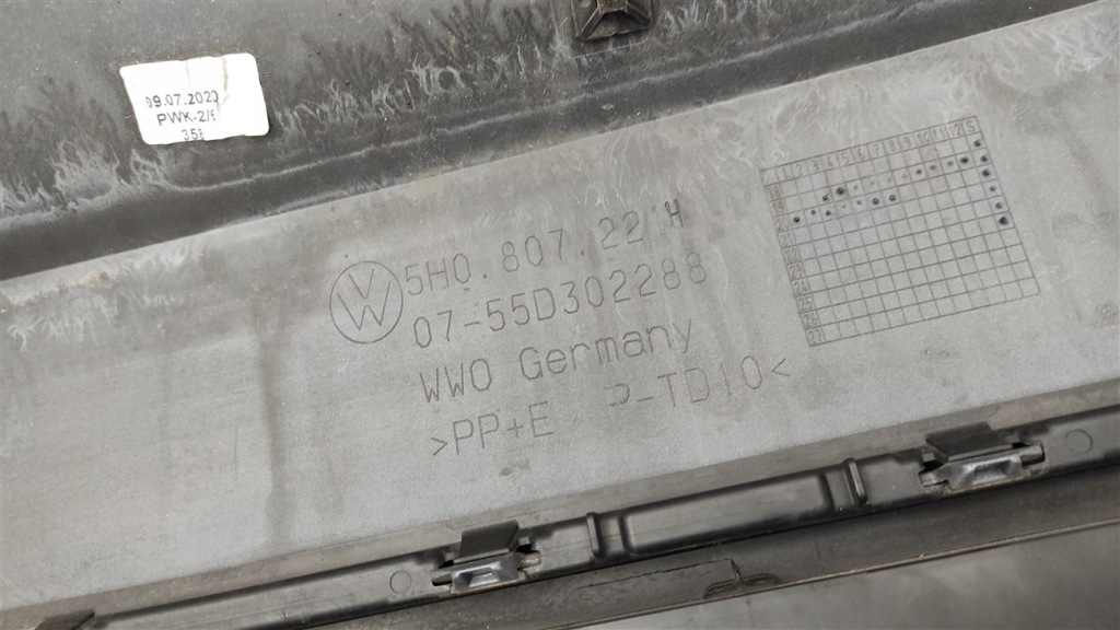 фото №14, Бампер перед vw golf 8 viii 5h po 2020 5h0807221h