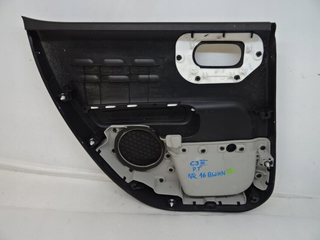 фото №9, Citroen c3 iii обшивка обивка дверь правый задних задняя 9812903977