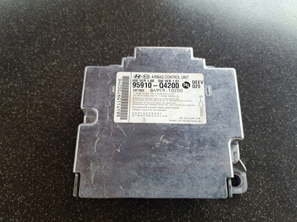 фото №1, Модуль датчик подушка безопасности kia niro 95910-q4200