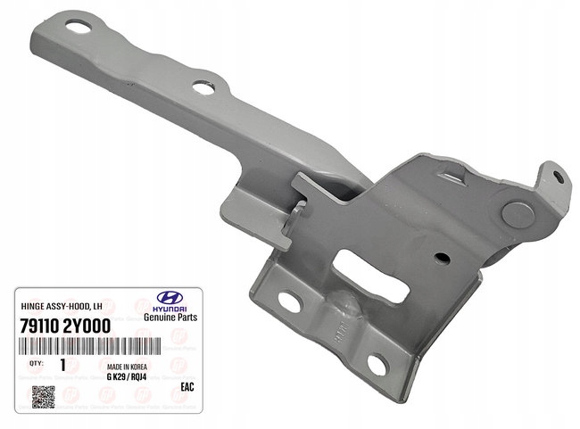 фото №1, Hyundai ix35 2010-2015 петля капот лівий 791102y000 оригінал