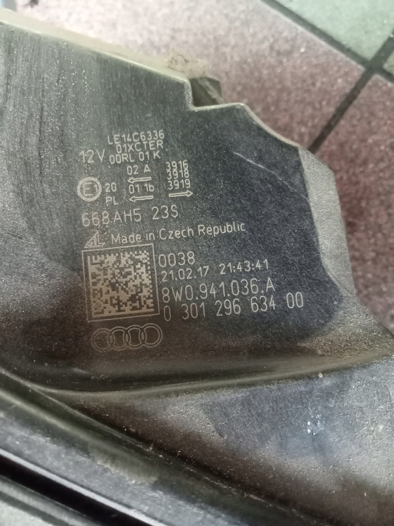 фото №7, Audi a4 b9 фара лампа full led правая 8w0941036a