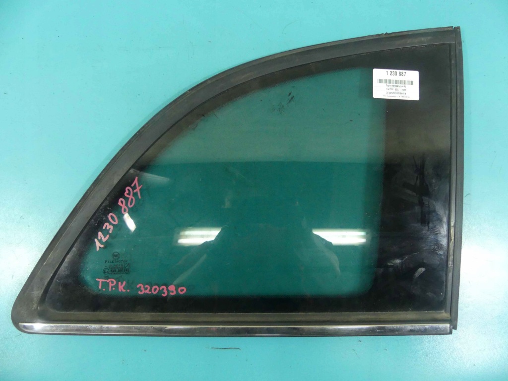 фото №1, Скло кузовна задня права fiat 500 3d 2008r