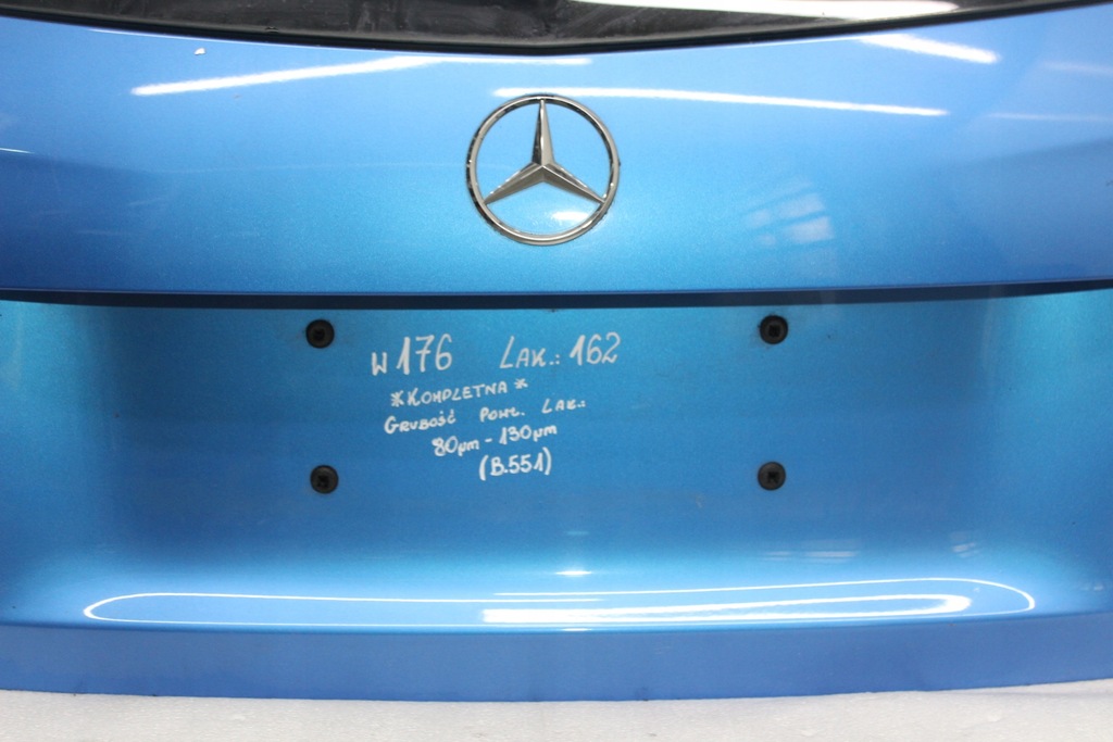 фото №10, Mercedes a klasa w176 крышка багажника багажника задняя задняя с стекло 162 комплектная