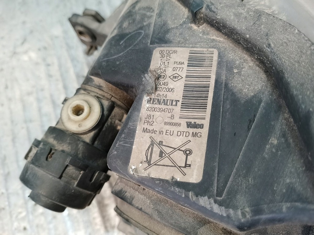 фото №10, Лампа перед права ксенон renault espace iv 8200394707