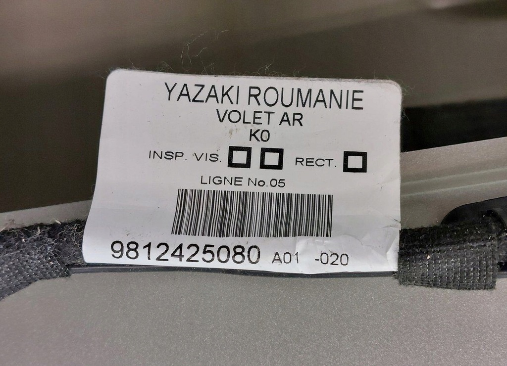 фото №10, 9812425080 1337860r00 крышка багажника / крышка багажника багажника toyota proace