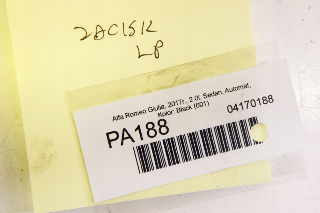 фото №6, Pa188 alfa romeo giulia 2.0i суппорт левый перед