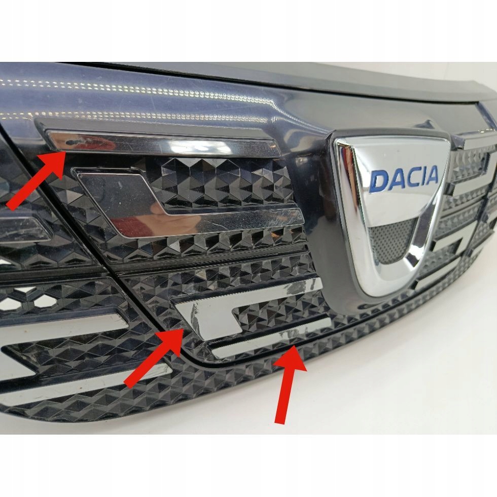 фото №6, Dacia spring 2021 решётка радиатора решётка радиатора бампера перед 623105273r