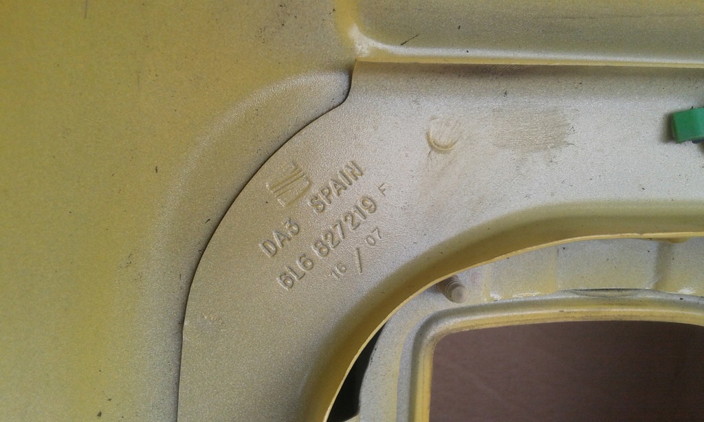 фото №16, Крышка багажника задняя задняя seat ibiza iii 6l 02-08 жёлтая ls1h