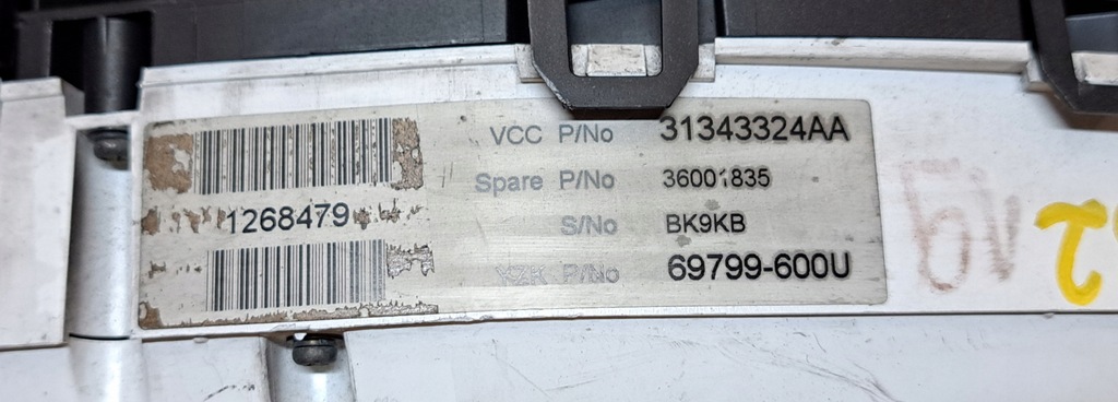 фото №9, Volvo v70 iii 2.0 бензин счетчик приборы europa 31343324aa