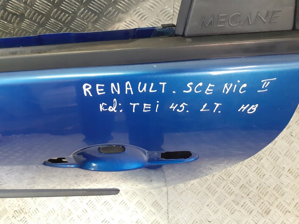 фото №3, Двері лівий задня renault scenic ii tei45