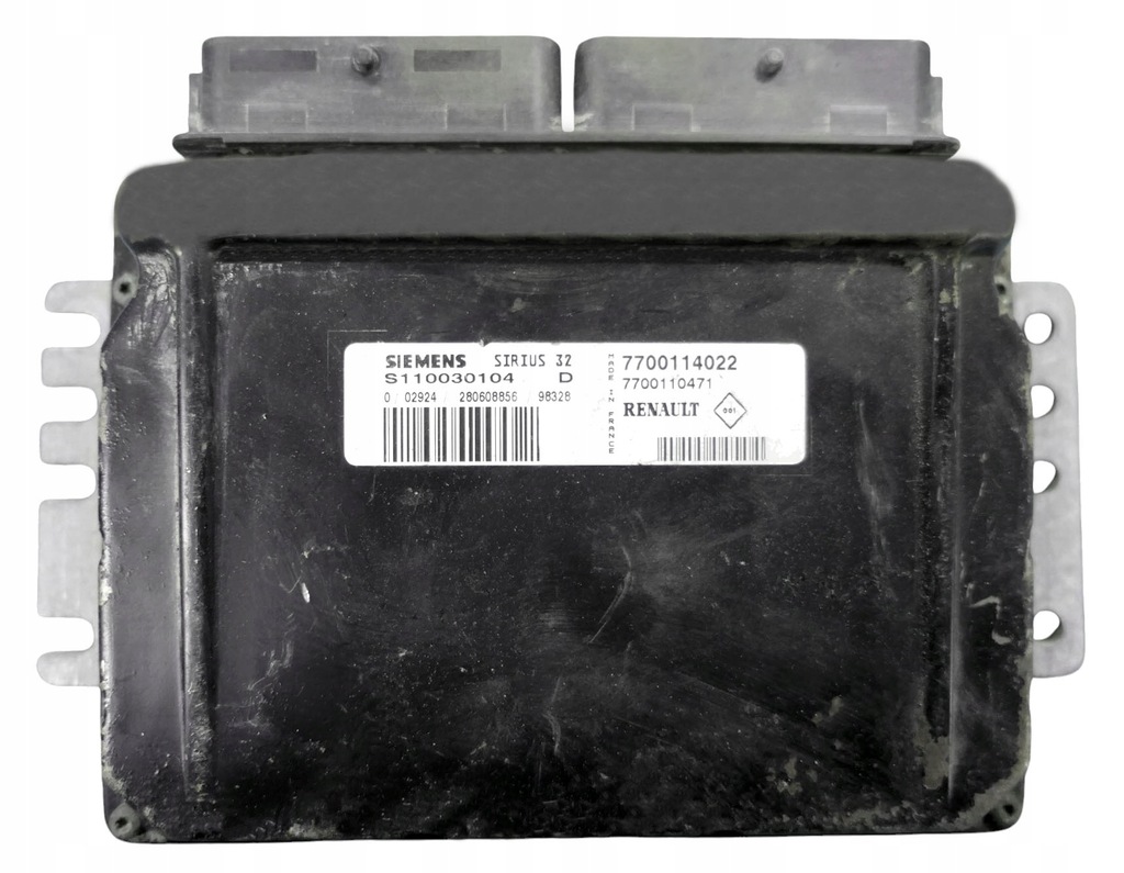 фото №1, Блок керування двигуна renault clio 1.2 s110030104d 7700114022 + програмування