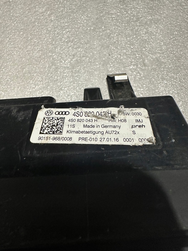 фото №3, !панель кондиціонера audi r8 4s0820043h!