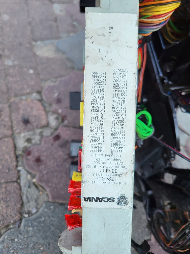 фото №5, Електропроводка джгут кабіни панелі консолі scania r 1724009