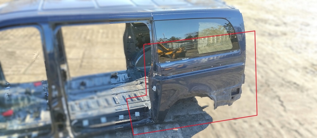 фото №1, Крыло левый задняя четверть bok mercedes v-klasa w447 long 19r