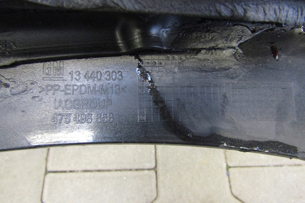 фото №8, Спойлер накладка ліва перед opel corsa e opc