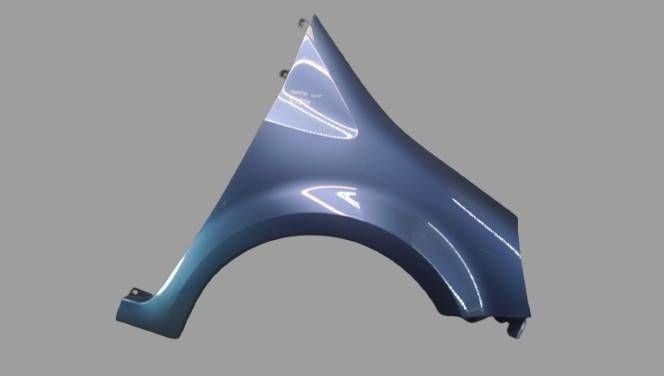 фото №1, Renault modus lift крыло правый перед b2854