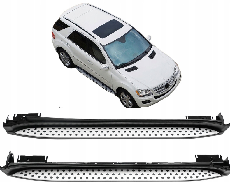 фото №1, Пороги пороги бічний mercedes ml w164 хром