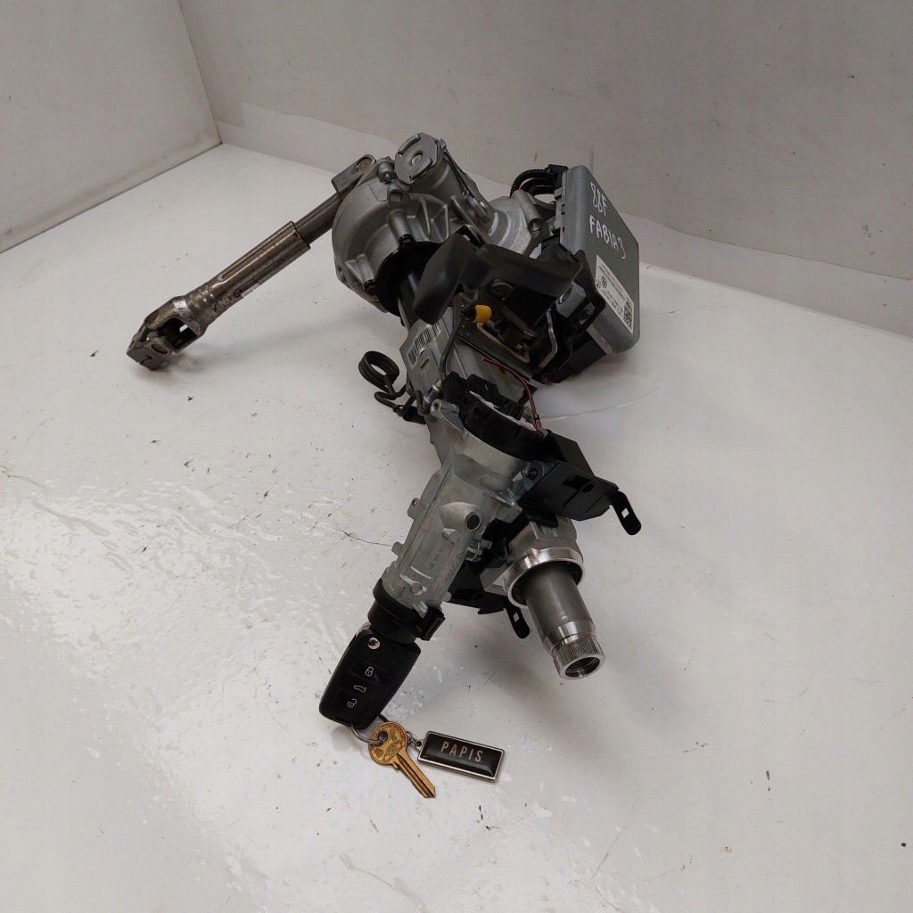 фото №5, Skoda fabia 3 iii підсилювач колонка керма + замок запалювання ключ