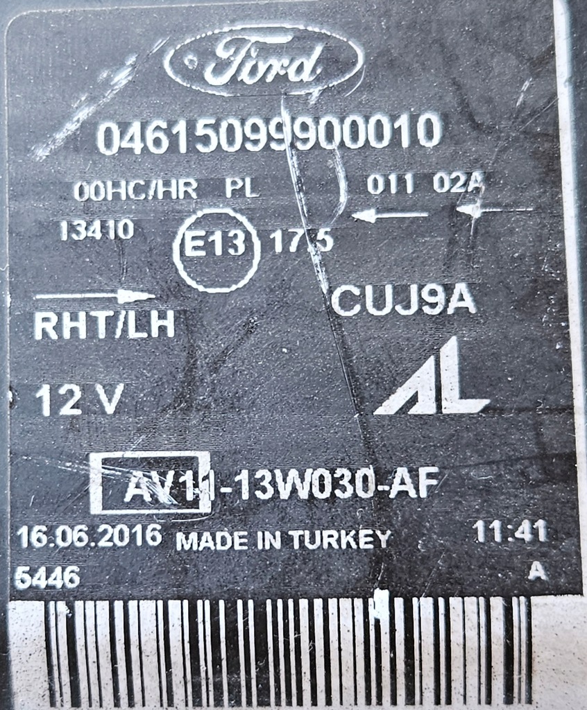 фото №11, Ford b-max b max лампа права lub ліва звичайна